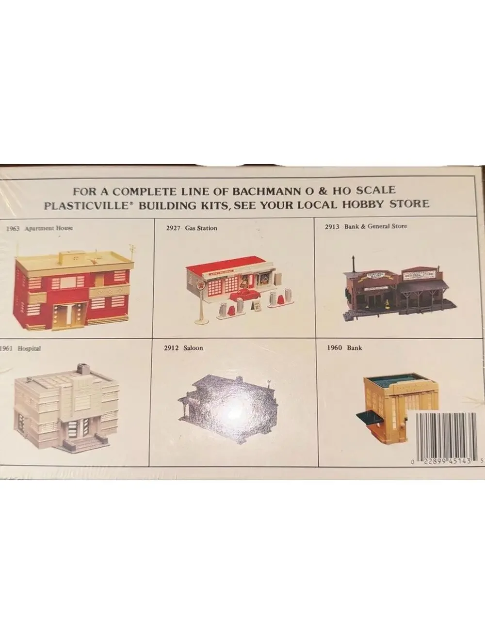Bachmann Model Kit (HO Scale) Hardware Store SW New And Sealed